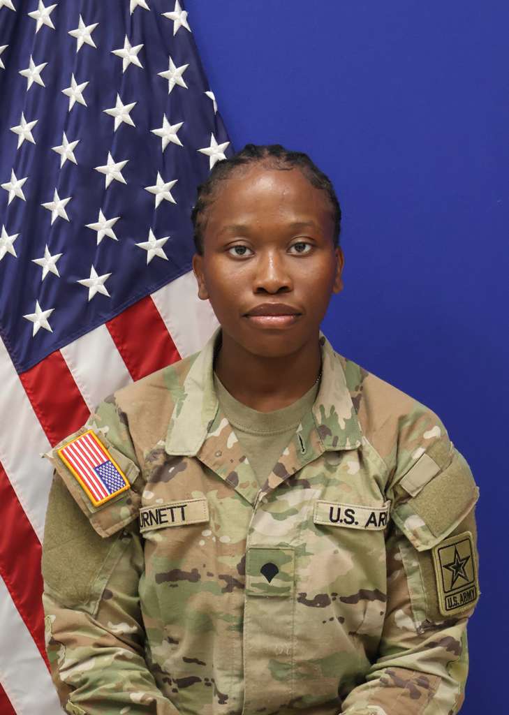 Esther Burnett, U.S. Army
