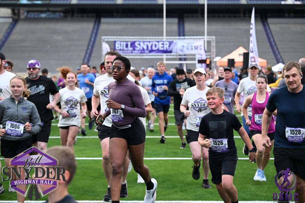 Esther at the race start